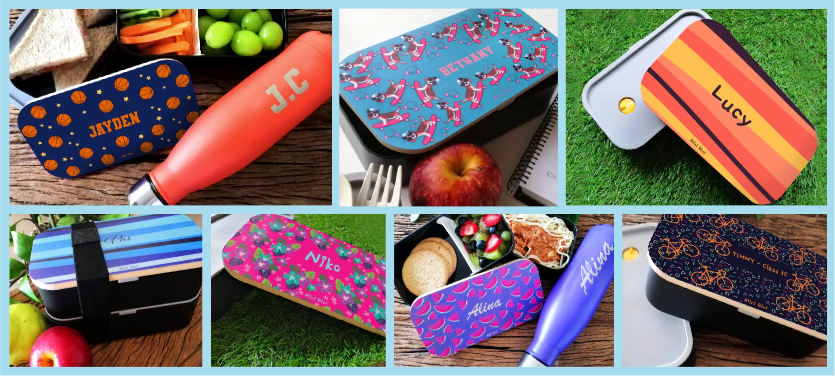 Personalised lunch bag hot sale