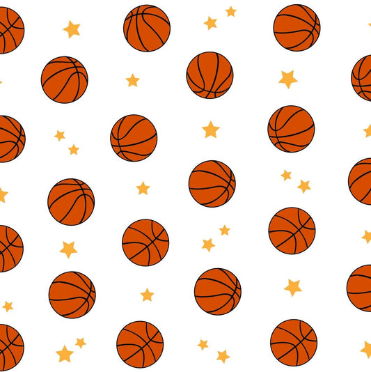 Personalised Name Blanket for Kids | Basketballs