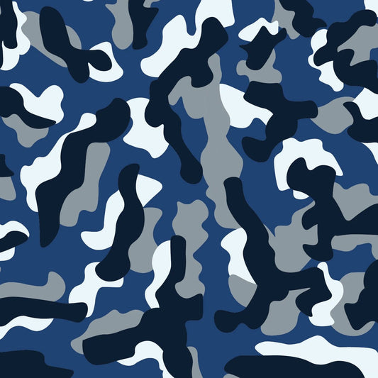 Custom Pencil Box | Camouflage (Blue)
