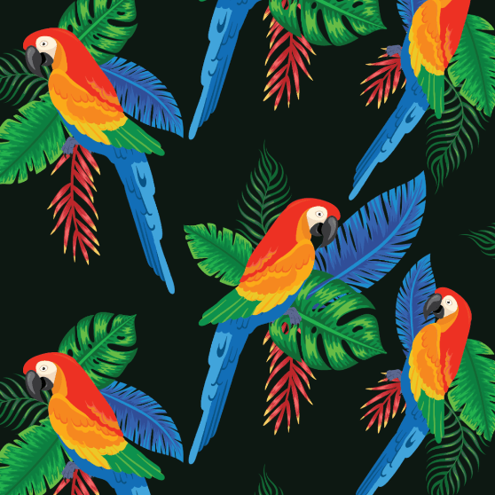 Personalised Laptop Cover | Parrots