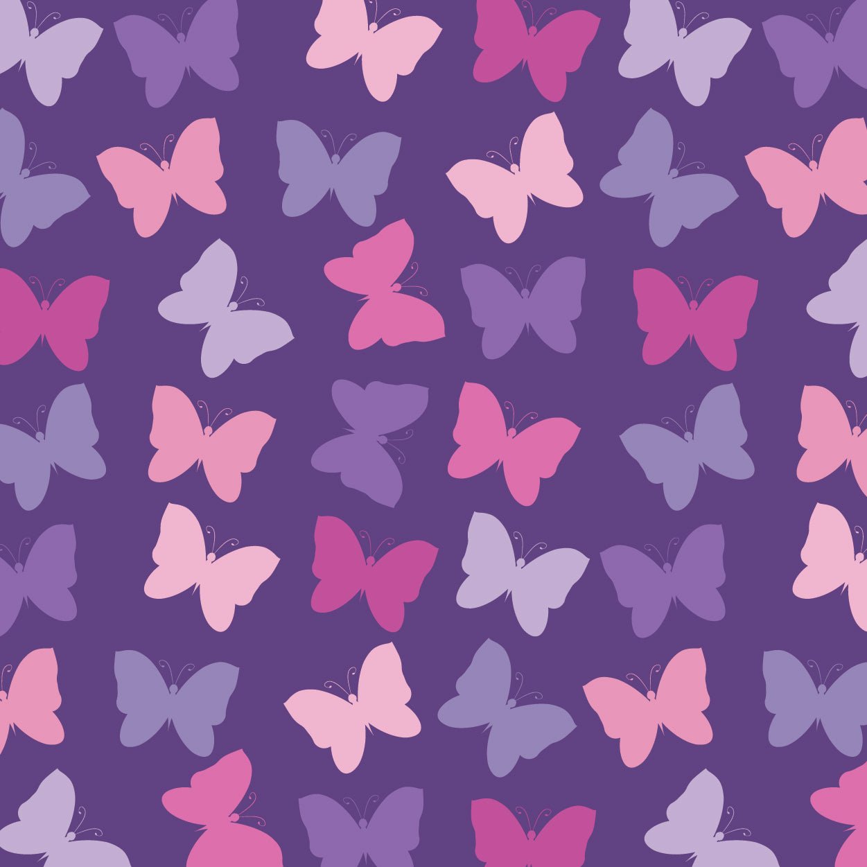 Custom Pencil Case | Butterfly (Purple)