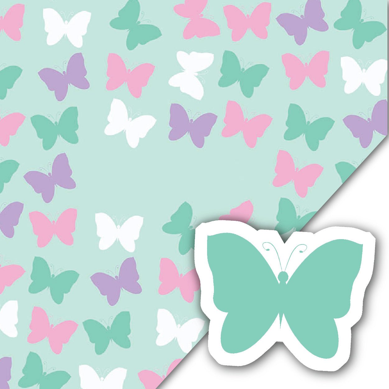 Plush Kids Blanket and Pillow Set | Butterflies