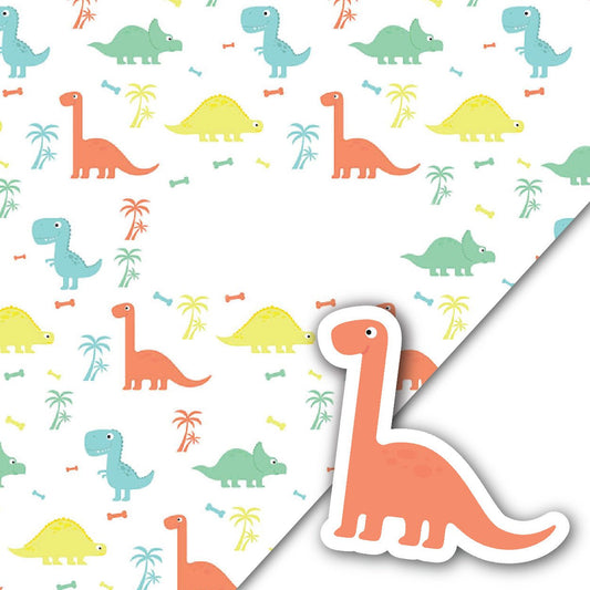 Plush Kids Blanket and Pillow Set | Dino Babies (Orange)