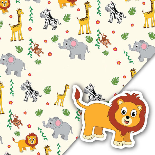 Plush Kids Blanket and Pillow Set | Jungle (Lion)