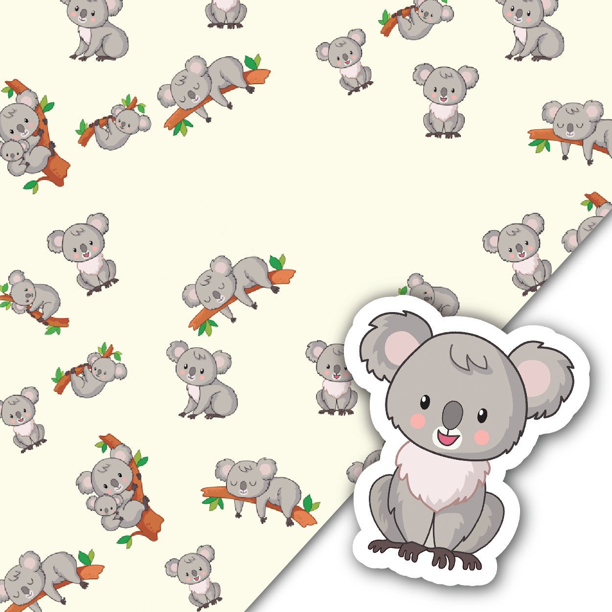 Plush Kids Blanket and Pillow Set | Koalas