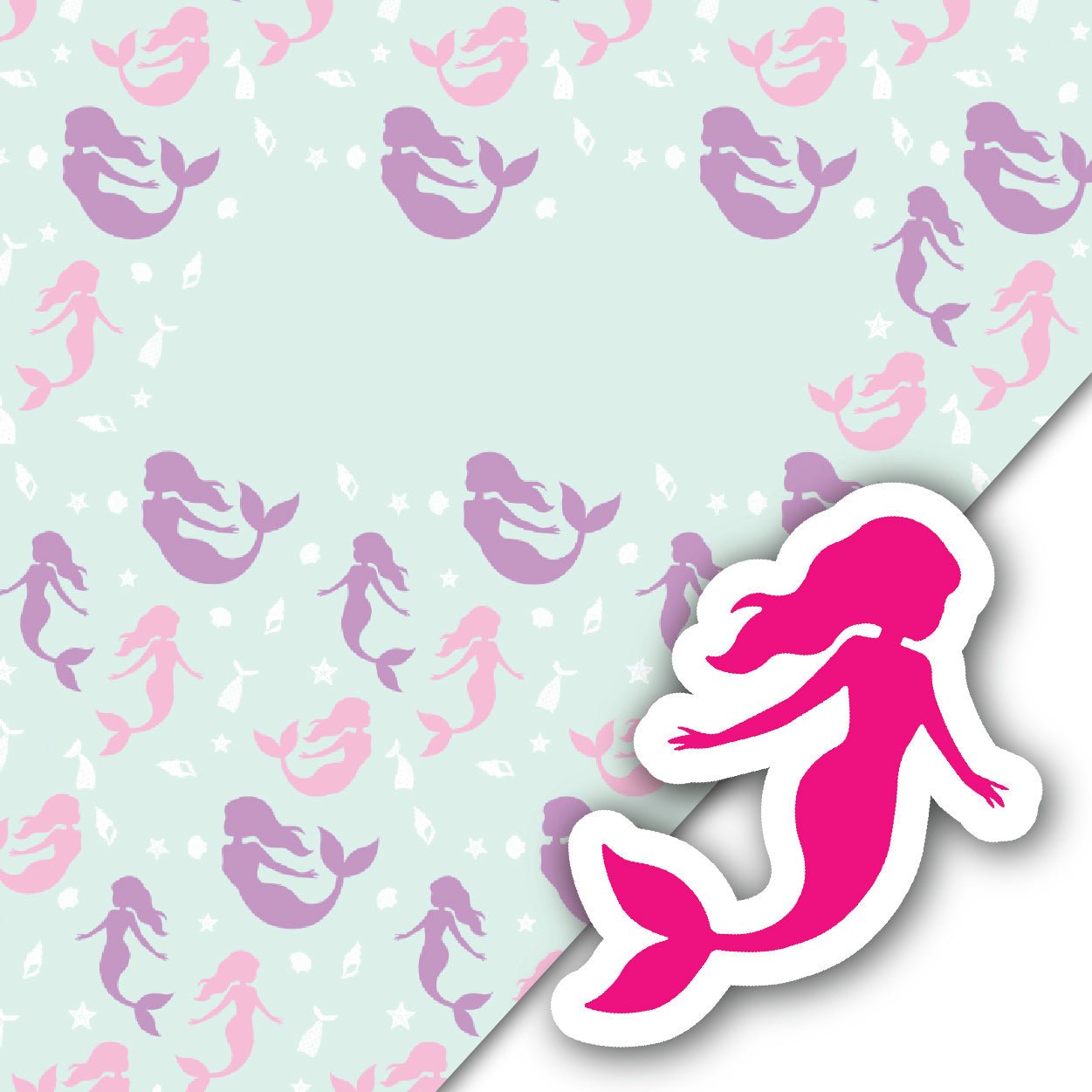 Plush Kids Blanket and Pillow Set | Mermaids (Pink)