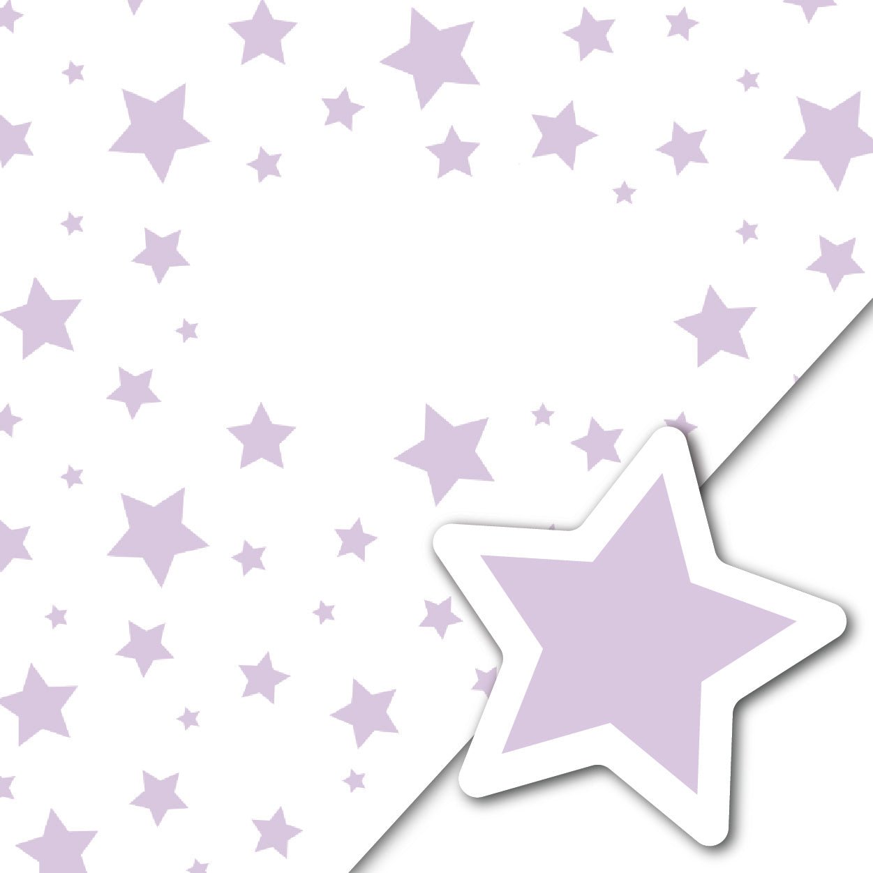 Plush Kids Blanket and Pillow Set | Stars (Purple)