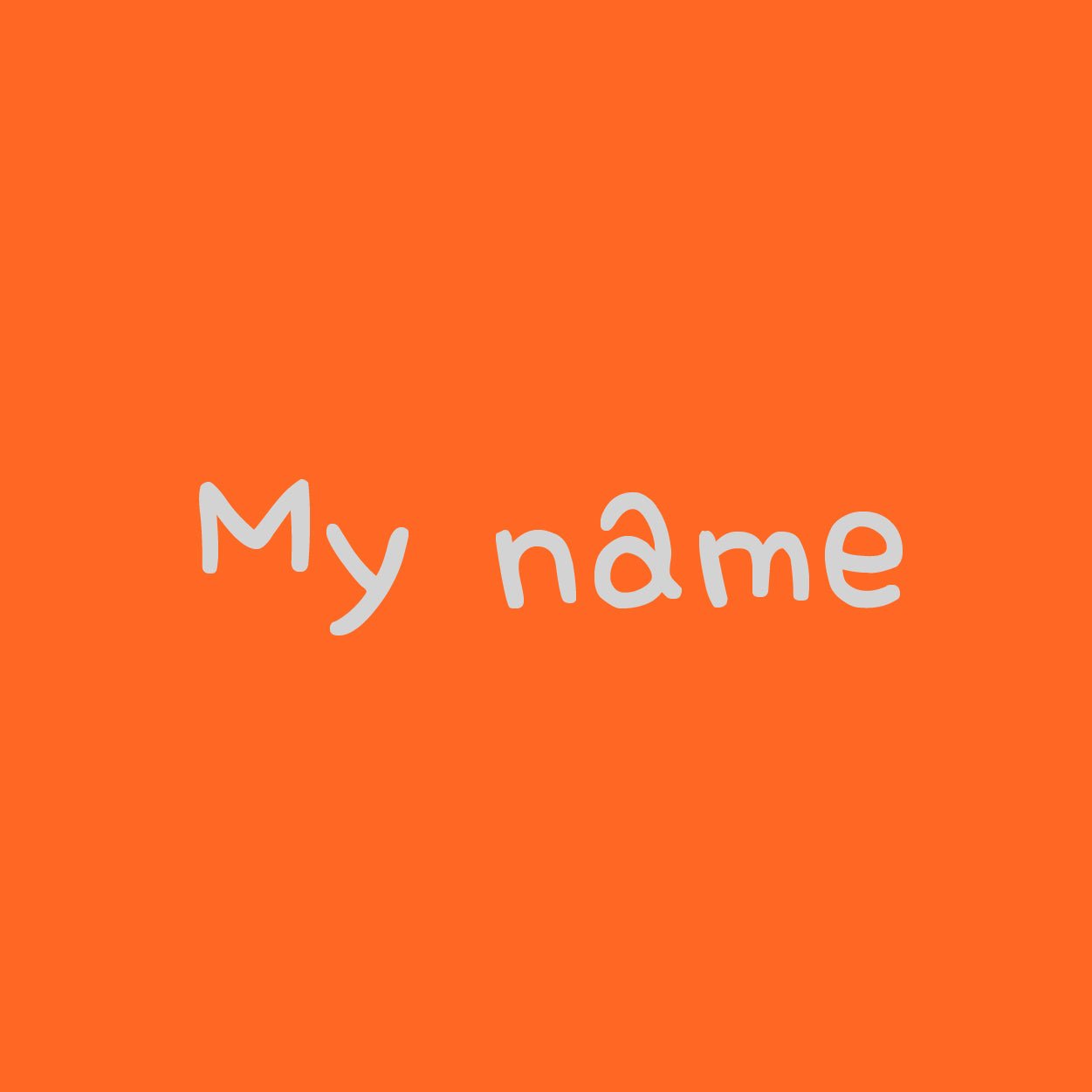 My Bini-Bundle  | Orange (Alinibini Font)