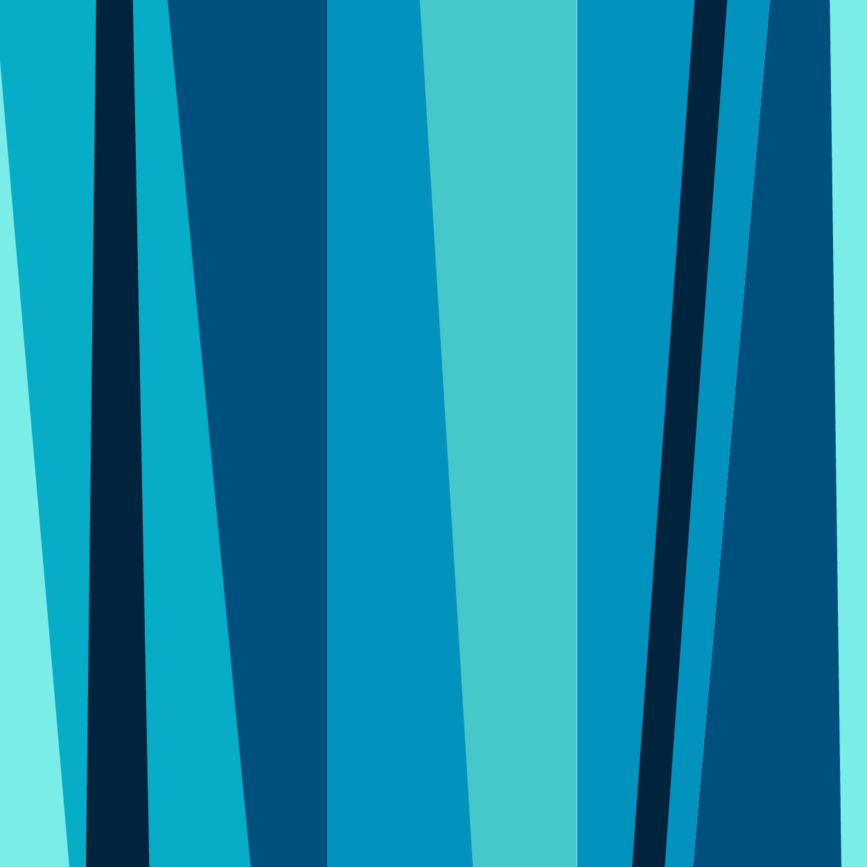Custom Pencil Case | Stripes (Blue)