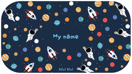 Personalised Kids Lunch Box | Space