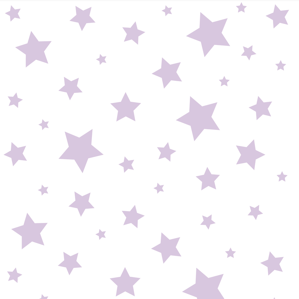 Personalised Name Blanket for Kids | Stars (Purple)